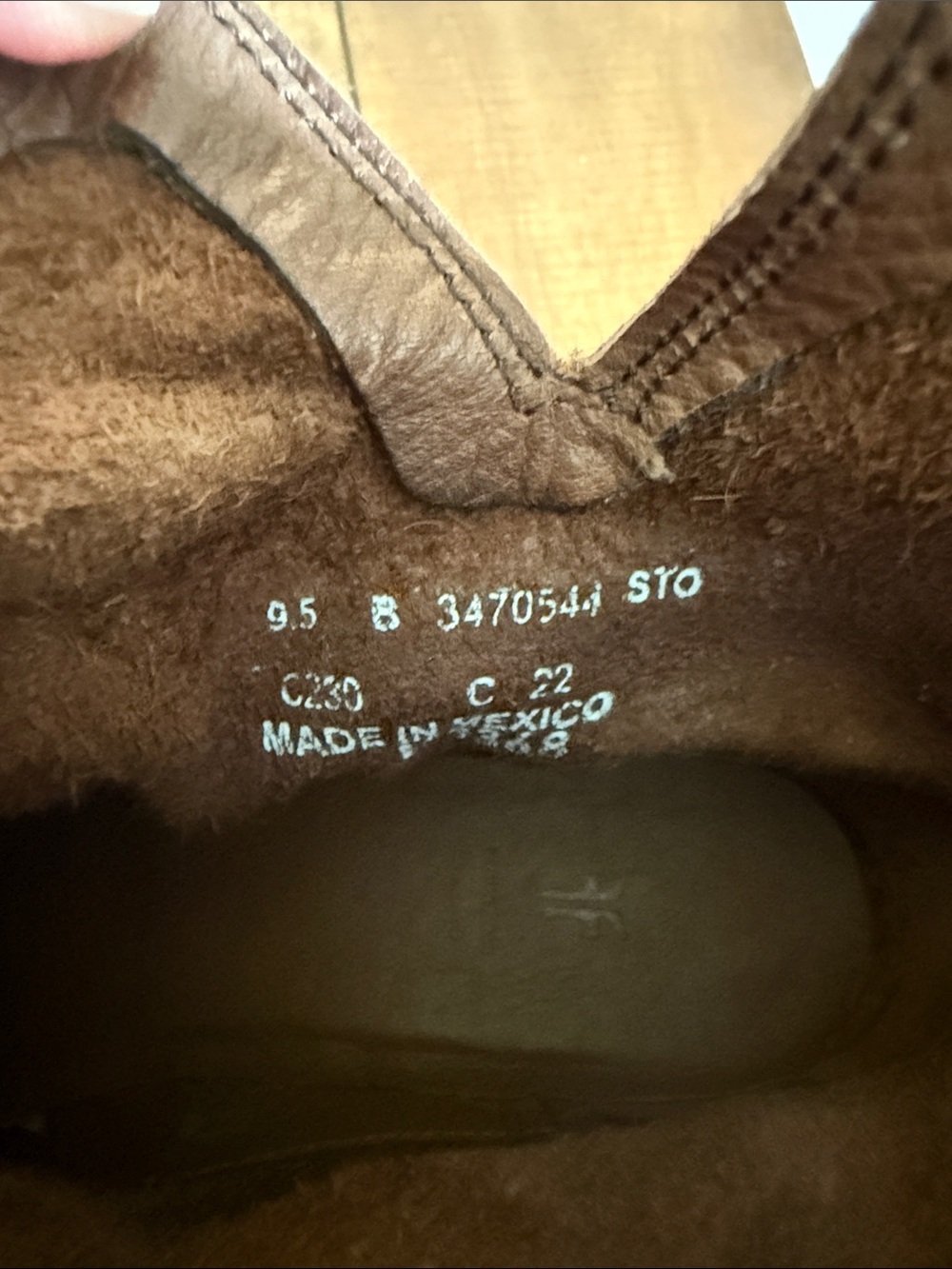 NWOT-Frye Brown Leather Harness Heeled Ankle Boots - Picture 11 of 12